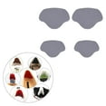 thumbnail image 2 of Semelles de Talon pour Chaussures, Insert de Patch de Talon, Réparation de Talon pour Hommes et Femmes, Talons Hauts Gris Clair, 2 of 8