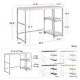 thumbnail image 3 of Sofia Kids Desk with Reversible Shelves, Blonde Oak, 3 of 9