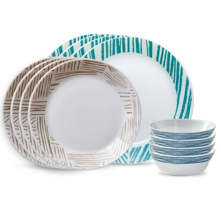 UPC 071160135970 product image for Corelle Geometrica 12-Piece Dinnerware Set  Service for 4 | upcitemdb.com