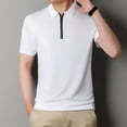 thumbnail image 3 of SWSMCLT Men's Soft Top Fitted Tshirt Fashion Short Sleeve Comfy Summer Cool Tee Work Lightweight Stretch White Large, 3 of 4