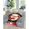 thumbnail image 3 of Abstract Face Rug, Face Painting Rugs, Oil Painting Rugs, Modern Rug, Living Room Rug, Wedding Rug, Door Mat, Gift For Him, Soft Gift Rug,, 2.6'x5' - 80x150 cm, 3 of 8