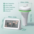 thumbnail image 4 of WiFi Gateway Wireless Pool Thermometers Set, Remote Pool Thermometer Temperature Meter for Outdoor Indoor Swimming Pools, Spas, Bath Water, Hot Tubs and Ponds, 4 of 12