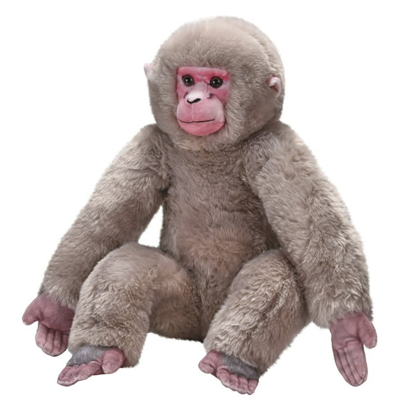Wild Republic Artist Collection, Japanese Macaque, Gift for Kids, 15 inches, Plush Toy, Fill is Spun Recycled Water Bottles