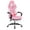 Pink, variant on Ergonomic Gaming Chair for Adults, Computer Gaming Chair with Massage Lumbar Support and Footrest, Racing Style with Adjustable Headrest, Pink