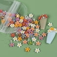 thumbnail image 5 of Teissuly Color Matte Five- Flower Nail Jewelry 40 Bags Of Three-dimensional Resin Small Flower Jewelry, 5 of 9