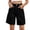 Black, variant on Jean Shorts for Women High Waisted Wide Leg Stretchy Denim Jorts Casual Summer Fashion Pants with Pockets