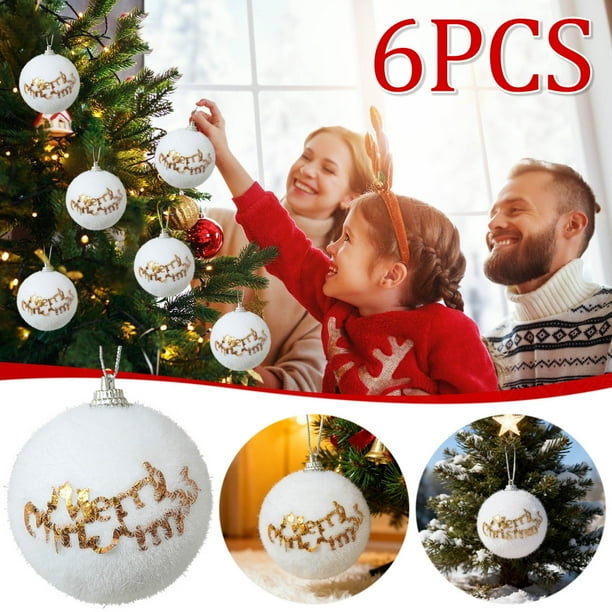 mfyjkho bolas de espuma para árbol de Navidad, ideales para decorar fiestas y el hogar.