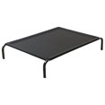 thumbnail image 1 of Cama elevada para perros al aire libre, cunas elevadas para perros con pies antideslizantes, cunas de tela de malla lavables y masticables para interiores y exteriores,Black, 1 of 5
