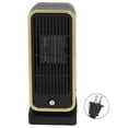 thumbnail image 1 of 3S Fan Heater, Heating, Tilt Protection, Energy Saving, Quiet, PTC, Ceramic, 500W, 220V US Plug, 1 of 1