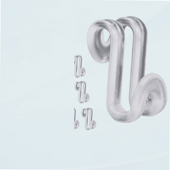 60 Pcs Clothes Hanger Connector Hooks, Mini Cascading Hanger Hooks for Velvet Huggable Hangers, Wooden Hangers, Heavy Duty Space Saving for Closet (Clear)