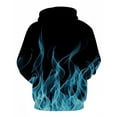 thumbnail image 3 of Wavsuf Mens Sweatshirt Hoodie Graphic Blue Tops Size S, 3 of 3
