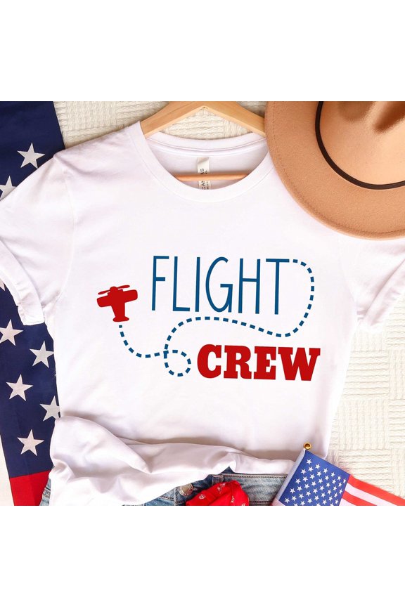 Flight Crew Shirt, Birthday Flight Crew Shirt, Airplane Birthday Shirt, Airplane Birthday Party, Independence Flight Shirt, Family Vacation Unisex S-5XL Hot Trending Shirt, Vintage Birthday Gift