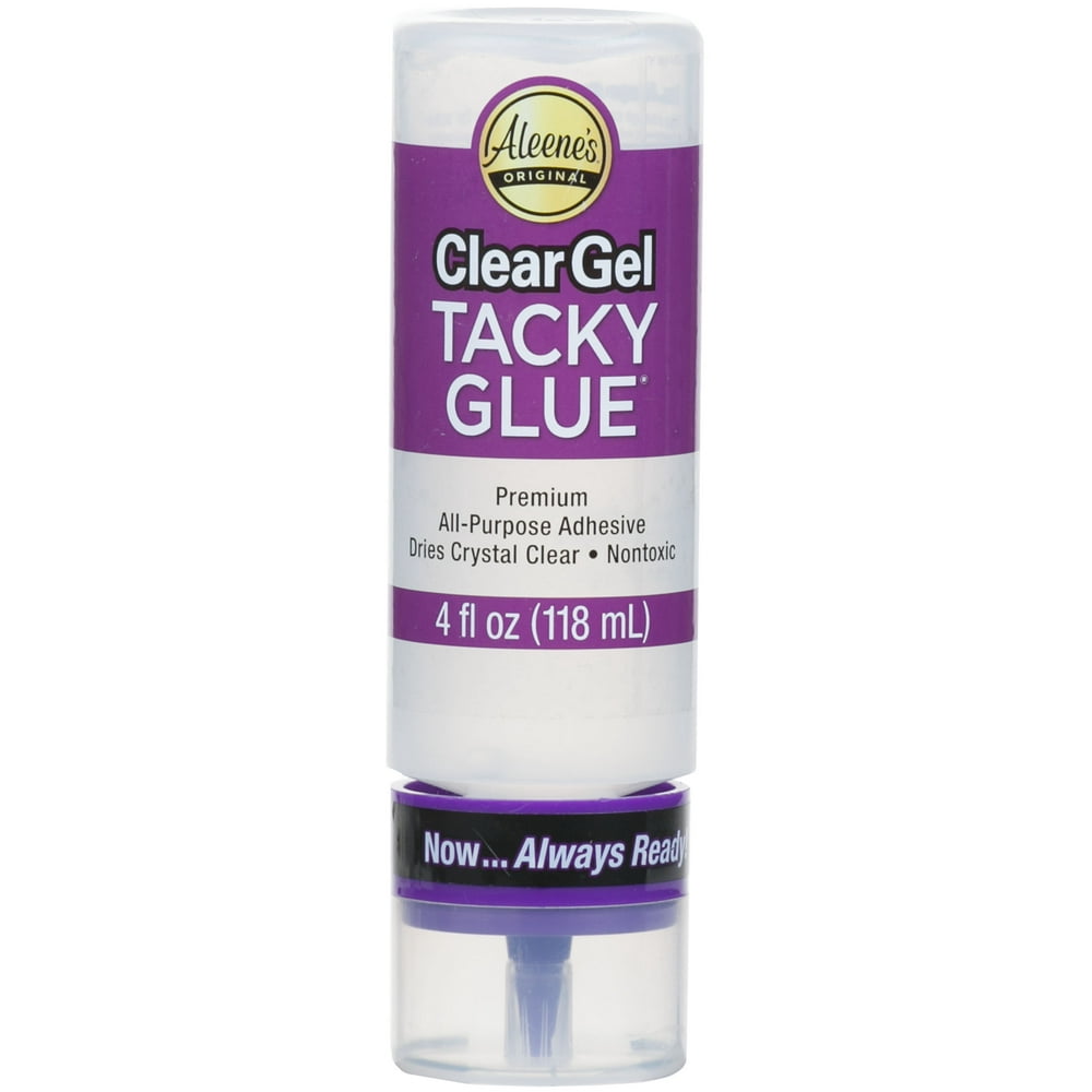 Aleene's® Always Ready Clear Gel Tacky Glue 4 fl oz, Dries Clear