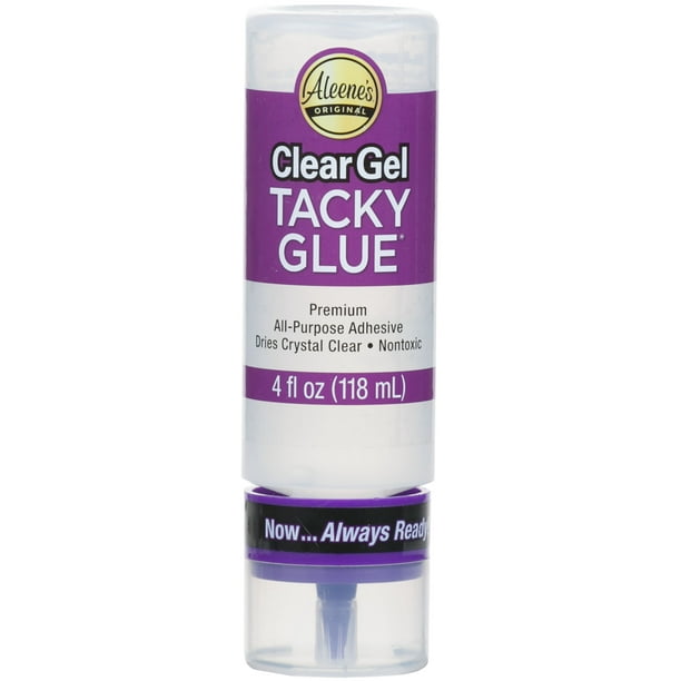Aleene's® Always Ready Clear Gel Tacky Glue 4 fl oz, Dries Clear