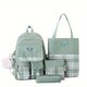 thumbnail image 1 of Conjunto De Mochila Con Patrón A Cuadros De 4 Piezas, Mochila Escolar De Estilo Preppy Con Bolso De Mano Y Bandolera Y Estuche Para Lápices, 1 of 4