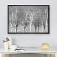 thumbnail image 3 of wall26 Framed Canvas Print Wall Art Gray White Winter Forest Tree Silhouette Landscape Nature Wilderness Illustrations Modern Art Rustic Multicolor for Living Room, Bedroom, Office - 16"x24&quot, 3 of 5