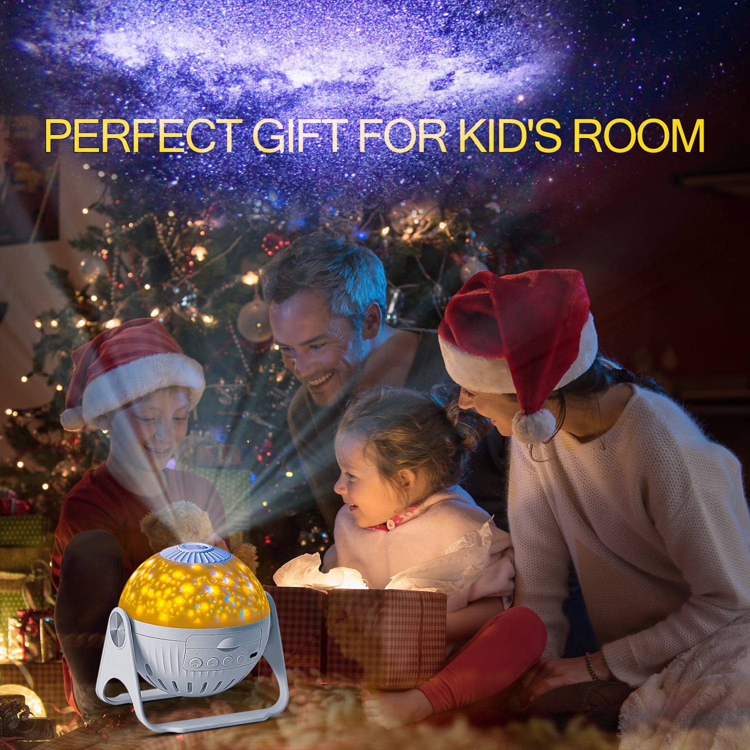 Xkiss USB Rotating Galaxy Starry Sky Star LED Night Light