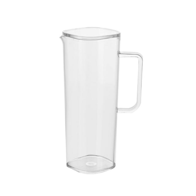 Jarra de agua acrílica, dispensador de jugo, tetera transparente resistente, botella de agua fría para el hogar, restaurante, bebidas de jugos de
