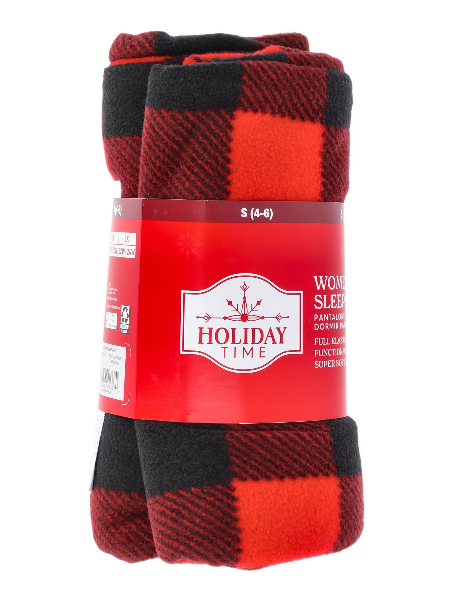 Women's and Women's Plus Christmas Sleep Pants from Holiday Time, Sizes S-3X