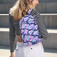 thumbnail image 5 of Fotbe pinkk flower crystal Skull Mochila de Lona con Estampado, Mochila Duradera, Mochila Versátil de Alta Calidad, Mochila Compacta Vintage-Medium, 5 of 5