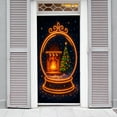 thumbnail image 4 of C Christmas Door Curtain Decoration For Home Holiday Scene Layout Background Cover Polyester Material Christmas Decorations 70.87X35.43 Inches Style C, 4 of 7