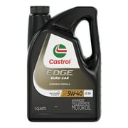 (5 pack) Castrol EDGE Euro 5W-40 A3/B4 Advanced Full Synthetic Motor Oil, 5 Quarts