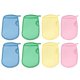 thumbnail image 2 of Skin Exfoliator Bath Gloves 8Pcs For Children Assorted Color Effective Deep Cleaning Soft Touch Material, 2 of 5