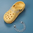 thumbnail image 1 of Moda Croc Charms Mujer Diseñador Zapatos Charms Perla Resina Cadenas Decoración de zapatos Desmontable para reutilizar Zapatillas AccesoriosEstados Unidos Gao Jinjia LED, 1 of 2
