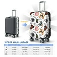 thumbnail image 6 of Balery Luggage Cover Hip Hop Dog Print Suitcase Covers for Luggage Elastic Washable Suitcase Protector Fits 18-32 Inch Luggage-X-Large, 6 of 9