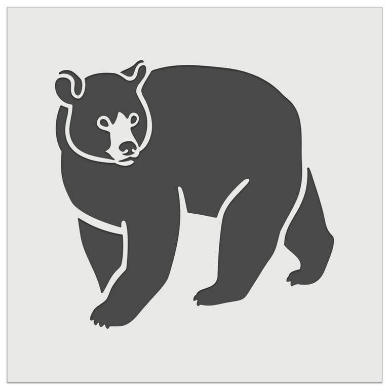 Black Bear DIY Cookie Wall Craft Stencil - 11.5 Inch - Walmart.com