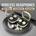 thumbnail image 4 of QTOCIO Wireless Bluetooth Headphones, 5.3 In Ear Intelligent Noise Reduction Long Battery Life Wireless Bluetooth Earphones, Beige, 4 of 8