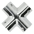 thumbnail image 4 of Tube Pipe Connector, Marine Hardware Boat Hand Rail Fitting Boat Pipe Connector 4 Way Cross Hand Rail Fitting  For Yachts For Boat For Ships For Marine, 4 of 8