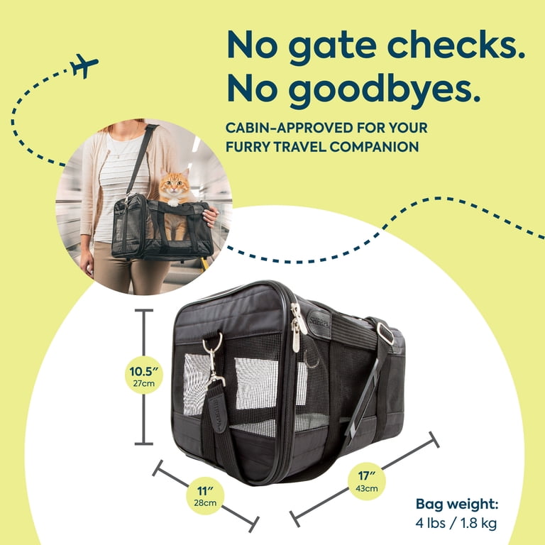 Sherpa Original Deluxe Travel Pet Carrier, Airline Approved