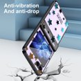 thumbnail image 5 of Compatible for Samsung Galaxy Z Flip 5 5G Hinge Case, Star Pattern Clear Back Cover Hard All-Inclusive Protective Bumper Anti-Fingerprint Shockproof Hinge Cover Case for Galaxy Z Flip 5, Black, 5 of 6