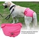 thumbnail image 3 of BRILLAR Bragas para perros rosas, suaves y cómodas, talla 42-60 cm, perfectas para la higiene del cachorro, 3 of 5