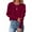 Wine, variant on Otvok Autumn/Winter Womens Sweaters Knitting Long Sleeve Solid Tops