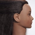 thumbnail image 3 of Cabeza de maniquí HAIRGINKGO, cabello 100% real, 16 pulgadas, para entrenamiento, 3 of 7