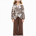 thumbnail image 3 of KPOPLK Toddler Baby Girl Clothes Fall Winter Outfits 1T 2T 3T 4T Ruffle Sleeve Crew Neck Sweatshirts Flare Pants Set 12Months-4 Year Size 11-12 Years, 3 of 9