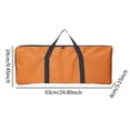 thumbnail image 4 of Bolsa de almacenamiento portátil para parrilla, resistente al desgaste, impermeable, para herramientas de cocina Naranja, 4 of 4