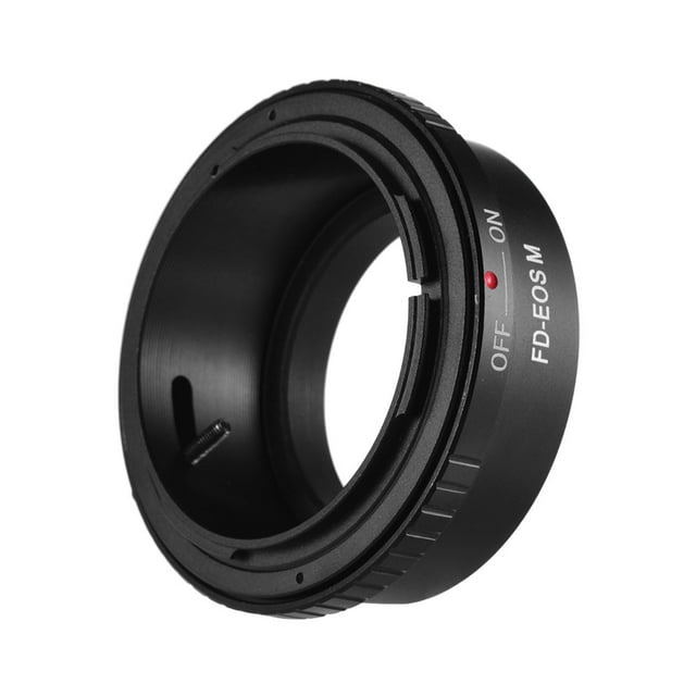 Irfora Anillo adaptador de montura de lente FD-EOS M para lentes Canon FD a cámaras Canon EOS M Series para Canon EOS M M2 M3 M5 M6 M10 M50 M100 Cámara sin espejo Irfora Adaptador de montura de lente