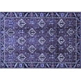 thumbnail image 1 of Ahgly Company Indoor Rectangle Persian Blue Traditional Area Rugs, 5' x 7', 1 of 4