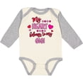 thumbnail image 3 of Inktastic My Heart Belongs to my Gigi Boys or Girls Long Sleeve Baby Bodysuit, 3 of 5