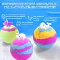 thumbnail image 3 of Toy Bath Ball Bath Bombs with Ocean Themes, Children Bath Toy Gift, Safe Non-Toxic Sensory Play, Colorful Bubble Release, Fun Bath Time for Boys Girls Aged 3+, 3 of 7