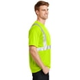 thumbnail image 3 of CornerStone ANSI 107 Class 2 Safety T Shirt-L (Safety Yellow/ Reflective), 3 of 6