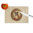 thumbnail image 3 of Boxer Christmas Flowers Glass Cutting Board 12 in x 15 in, 3 of 5