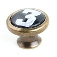 thumbnail image 3 of Perilla Mando de Armario Puerta pequeña sala Cajón Bin Número 3 perfecl Perilla del gabinete, 3 of 8