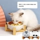 thumbnail image 5 of Gatos De Bambú De Cerámica, Tazón De Cerámica Para Mascotas, Tazones De Cerámica Para Perros Y Gatos, Juego De Tazones De Cerámica Para Perros, Gato Con Soporte De Bambú, Tazón De Cerámica Para, 5 of 8