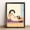 Siamese cat, variant on 12x16in Framed Cute Tabby Cat Yoga Wood Print, Funny Cartoon Stretching Cat Wall Art for Cat Lovers Living Room Bedroom Home Decor