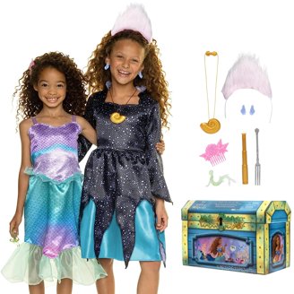 Disney Princess 27-Piece Dress Up Trunk Set with Accessories, Kids Size,  Gift Box - Walmart.com