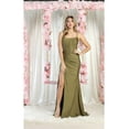 thumbnail image 3 of Women's May Queen MQ1991 Sweep Train Bridesmaids Dress Fuchsia Pink 2, 3 of 9